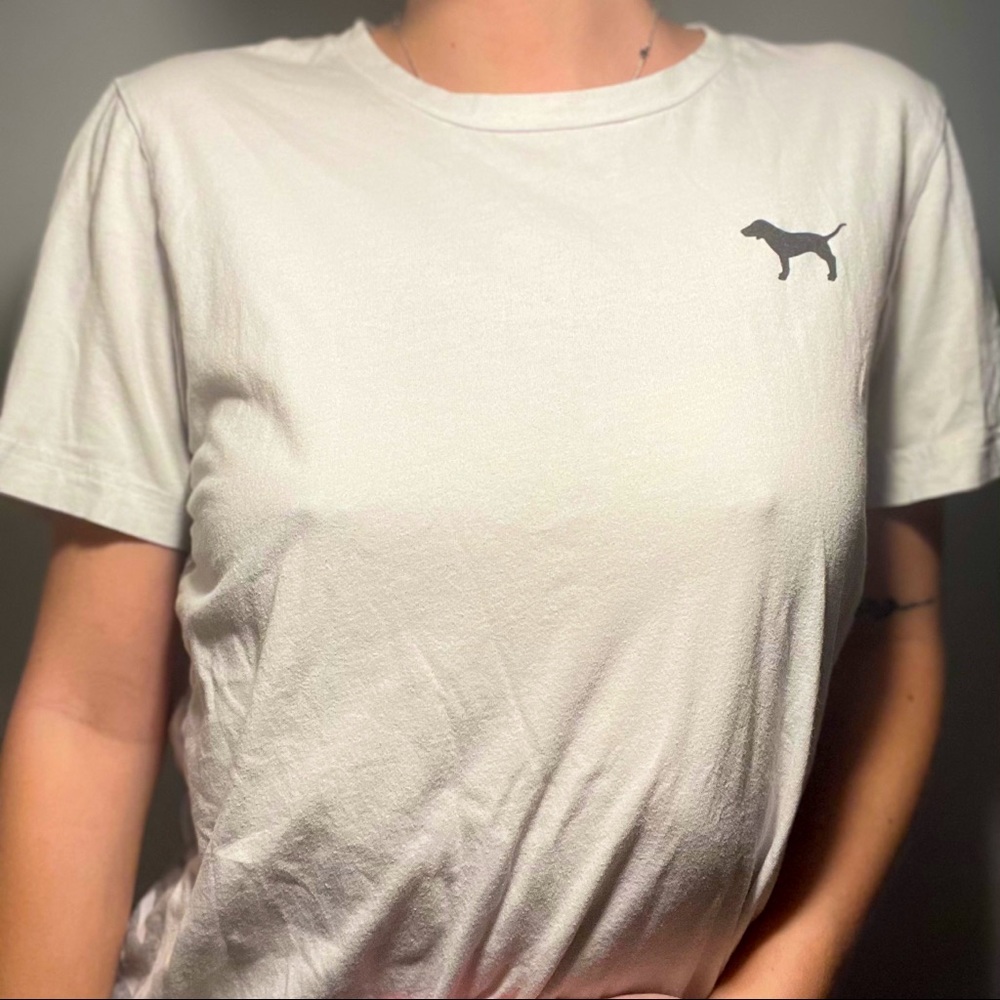 White PINK shirt